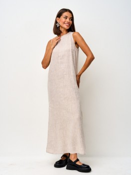 Платье женское льняное летнее