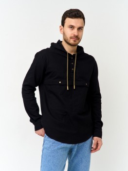 Анорак мужской хлопковый с капюшоном